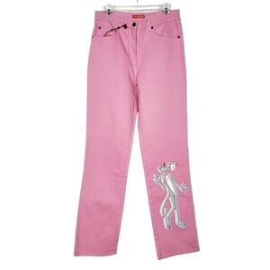 VTG ICE. ICEBERG Pink Panther straight leg jeans HTF Rare vintage